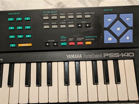 Yamaha Pss 140 Vintage Music Keyboard Simple Retro Fun Electronic