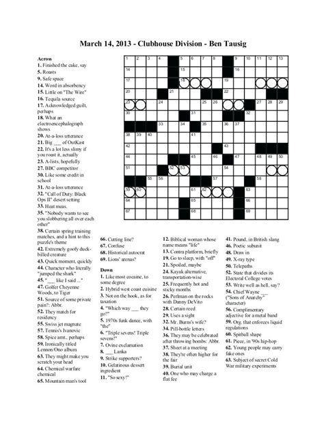 Bible Crossword Puzzles Printable Printable Crossword Puzzles Images