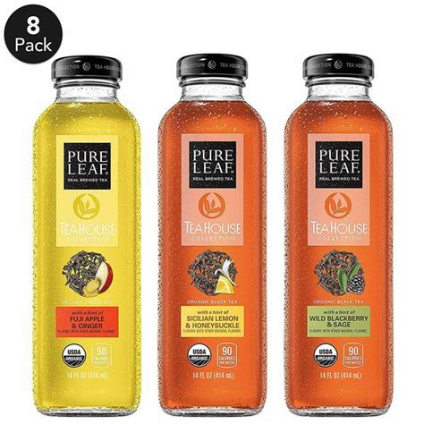Pure Leaf Tea House Collection Organic Iced Tea Variety Pack Smartlabel™