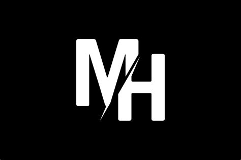 Monogram Mh Logo Design Graphic By Greenlines Studios · Creative