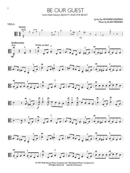 Disney Solos Viola By Various Softcover Audio Online Sheet Music