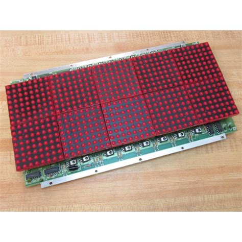 45018001 Circuit Board Red Led Cover Used Mara Industrial