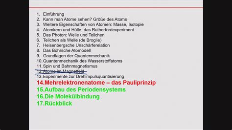 Experimentalphysik B Atome Und Quanten