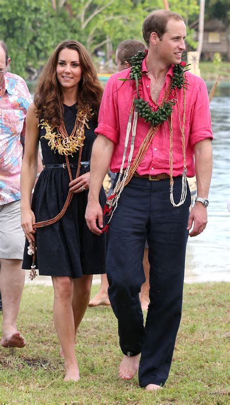 Kate Middleton And Prince William Went Barefoot In Tuvanipupu Prince