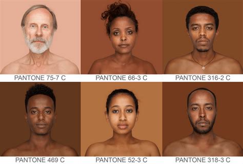 The Humanæ Art Project Catalogs Human Skin Tones Boing Boing