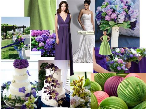 Purple Blue And Green Pantone Wedding Styleboard The Dessy Group