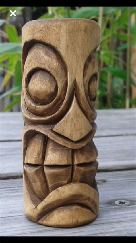 Pin By Микола Проценко On Tikis Tiki Statues Wood Carving Patterns