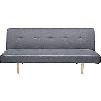 Transform your living space in a flash with a comfortable sofa bed. Click-clack 3-seater Sofa Bed - Charcoal | Home | George ...