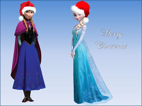 Anna Elsa Christmas Frozen Photo 37919449 Fanpop