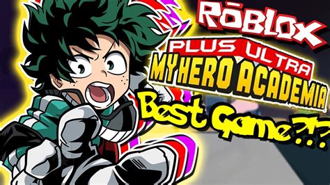 The Best New My Hero Academia Game On Roblox Roblox My Hero