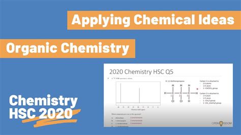 Hsc Chemistry 2020 Exam Applying Chemical Ideas And Organic Chemistry