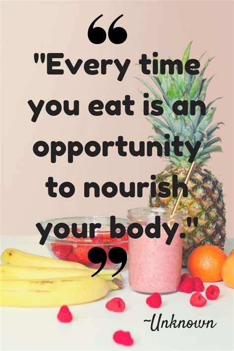 healthy eating quote inspiration
