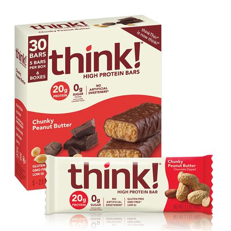 Buy Think Protein Bars High Protein Snacks Gluten Free Sugar Free