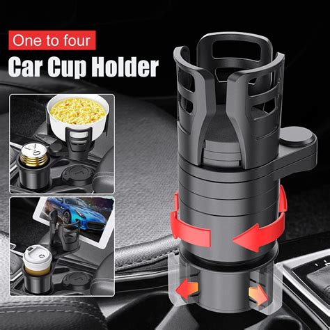 4 In 1 Multifunctional Adjustable Car Cup Holder Expander Adapter Base