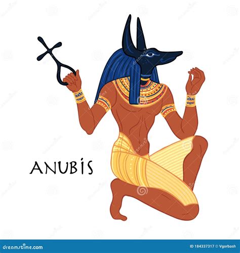 Anubis In Ancient Egyptian God Of Death Mummification Embalming