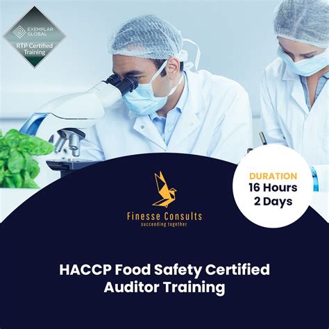 Haccp Food Safety Certified Auditor Training Finesse Consults