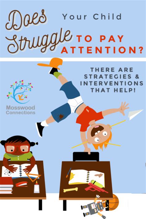 Can Your Child Focus And Pay Attention Mosswood Connections