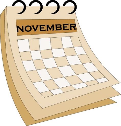 November Calendar Png Vector Psd And Clipart With Transparent Clip