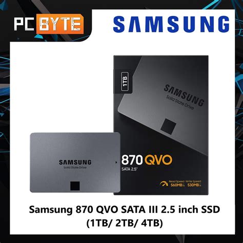 Samsung 870 QVO SATA III 2 5 Inch SSD 1TB 2TB 4TB Internal SSD
