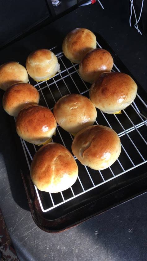 I Made Hamburger Buns From Scratch For The First Time Today Im Proud