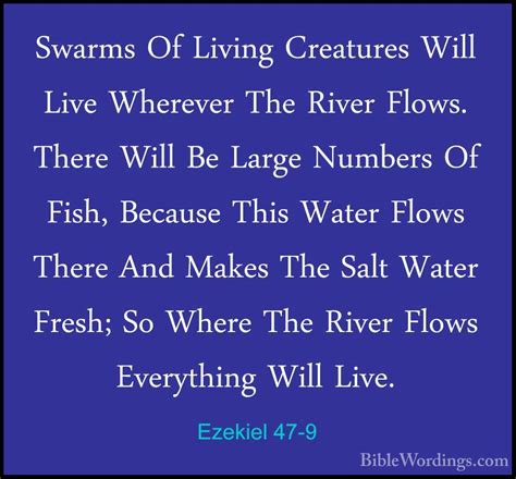 Ezekiel 47 Holy Bible English