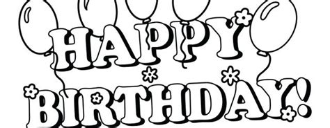 birthday coloring pages    clipartmag