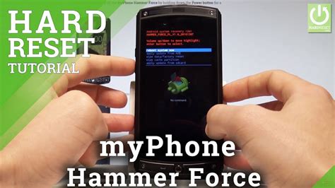 Myphone Hammer Force Hard Reset Bypass Screen Lock Youtube