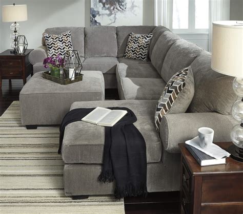 Wooden furniture to style the living room, the bedroom and the bathroom. Signature Design by Ashley Jinllingsly Gray 4 Piece Living ...