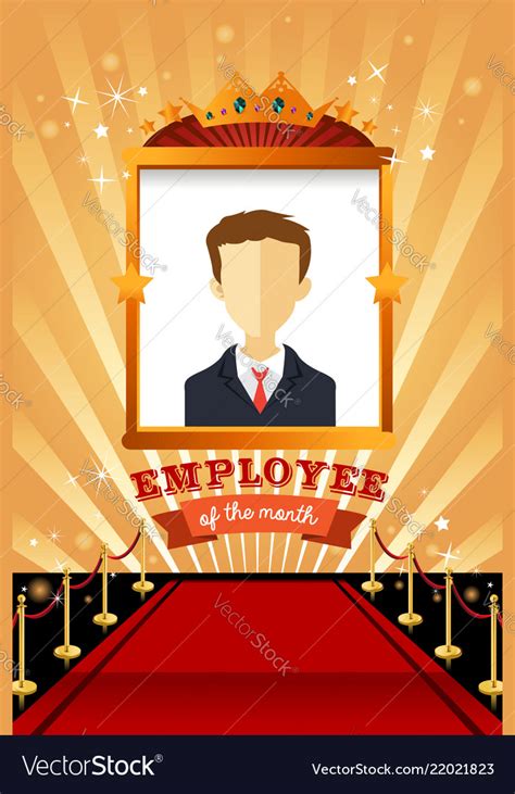 Employee Of The Month Frame Template