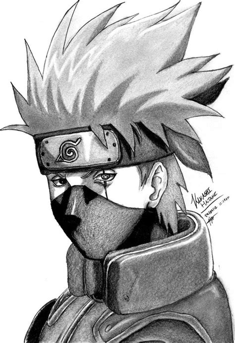 Hatake Kakashi Sketch By FinalFantasy981 Anime Naruto Anime Chibi