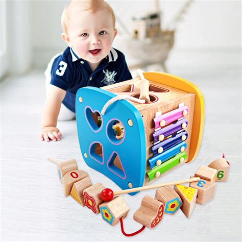 2017 New Arrival Baby Toys For Children Wooden Classic Wooden Multi
