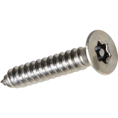Stainless Steel Star Self Tapping Screw 8 X 1 Csk Toolstation
