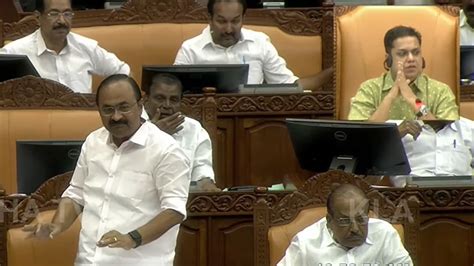 Kerala Assembly Session Speaker An Shamseer Angry With Ruling And