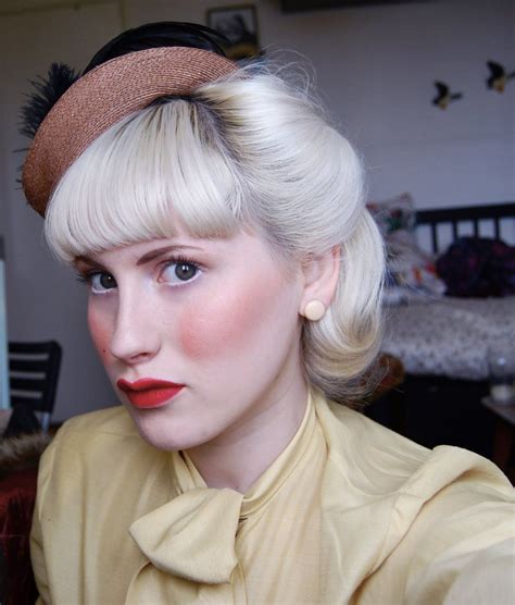If you love 1940s vintage hairstyles, these step by step pin up hairstyles and tutorials for short do you love the look of 1940s vintage hairstyles? 1940s inspired style (With images) | Vintage hairstyles ...