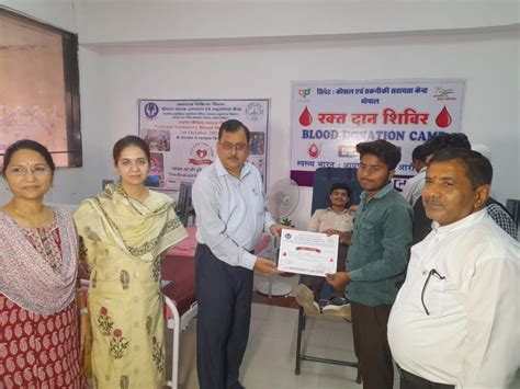 Blood Donation Camp Photo Gallery Cipet Csts Bhopal Cipet