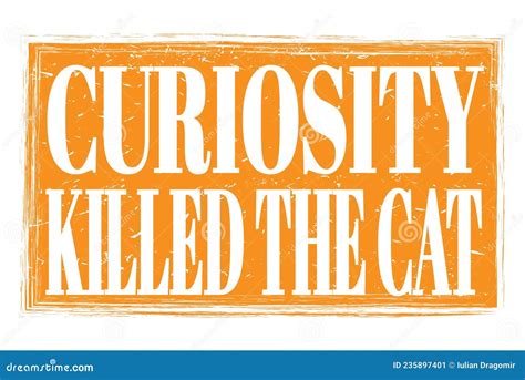 Curiosity Killed The Cat Royalty-Free Stock Image | CartoonDealer.com