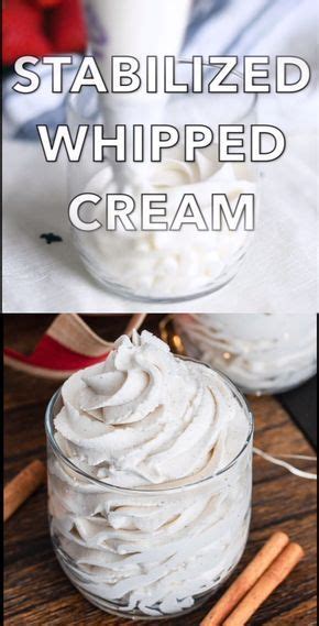 Whipping cream is one of my favorite ingredients to cook with. Stabilized Whip Cream | Recipe | Recipes with whipping ...
