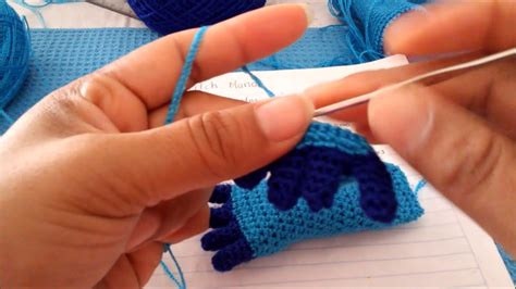 Cómo Tejer Manos A Crochet Para Amigurumi Sticht Paso A Paso Youtube