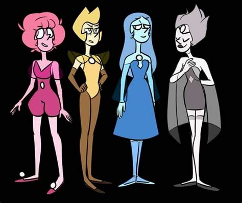 Pink Pearl Yellow Pearl Blue Pearl And White Pearl Steven Universe