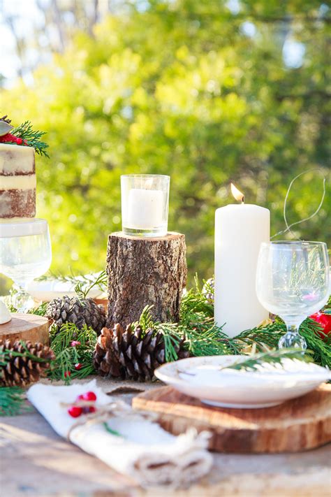 Rustic Christmas Tablescape On Behance
