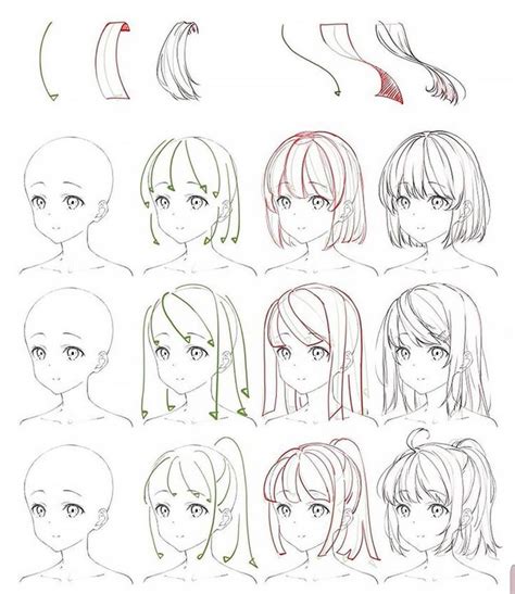 22 How To Draw Hair Ideas And Step By Step Tutorials Beautiful Dawn Designs Anime Drawings