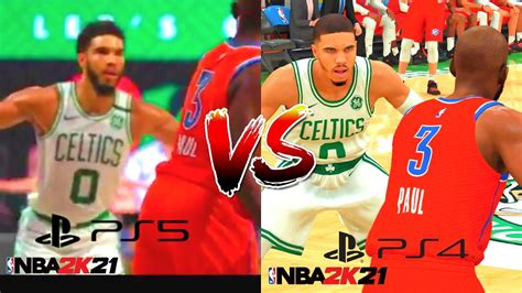 The ps4 price is £59.99, while ps5 will be £64.99, both of which are for the standard editions. NBA 2K21 PS5 VS PS4 GAMEPLAY GRAPHICS COMPARISON (NEXT GEN ...