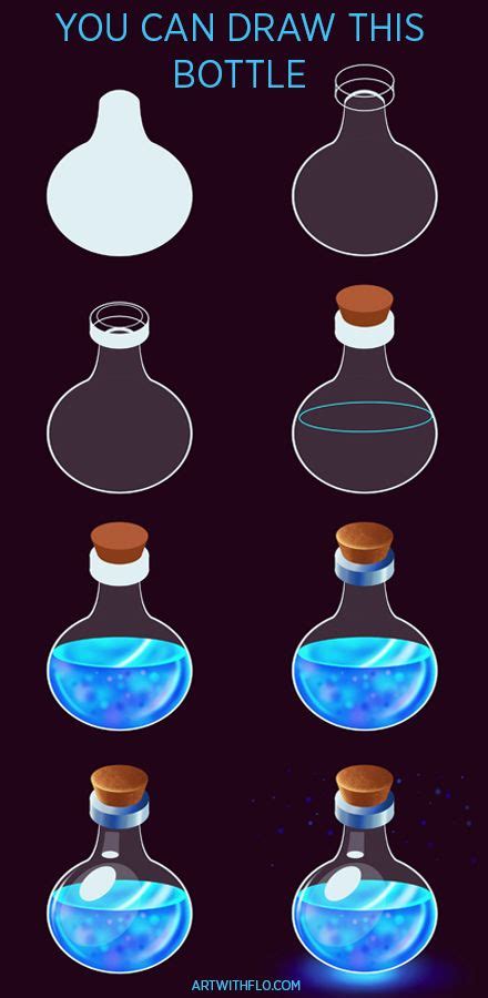 Magic Potion Drawing Step By Step In Procreate Digital Art Tutorial