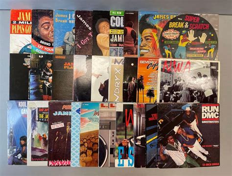 Group Of 25 Funk And Rap Vinyl Records Auction