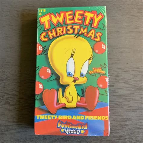 Its A Tweety Christmas Vhs Tweety Bird And Friends Looney Tunes Cartoons Sealed 15050 Picclick
