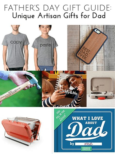 Custom creations that will move mom (or grandma) to tears. UNIQUE ARTISTAN GIFTS FOR DAD: FATHER'S DAY GIFT GUIDE 2016
