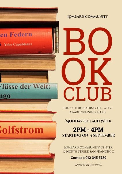 Dentrodabiblia Book Club Flyer