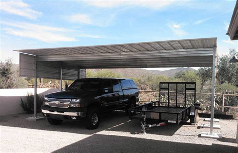 This carport kit is also built with higher gauge steel than most carports. Double Wide Carport with Side Panels | Building a patio ...