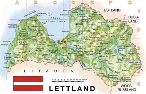 Tripadvisors lettland karte mit hotels, pensionen und hostels: Übersichtskarte Lettland