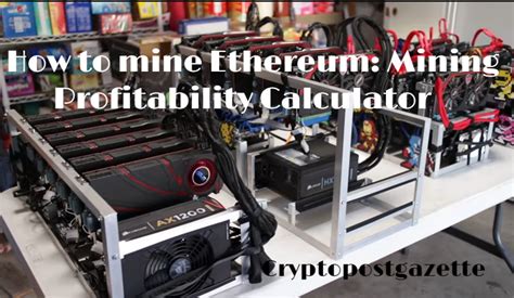 Cryptocurrency mining, including bitcoin and ethereum, has become increasingly harder for miners to make a profit. How to mine Ethereum: Mining Profitability Calculator ...